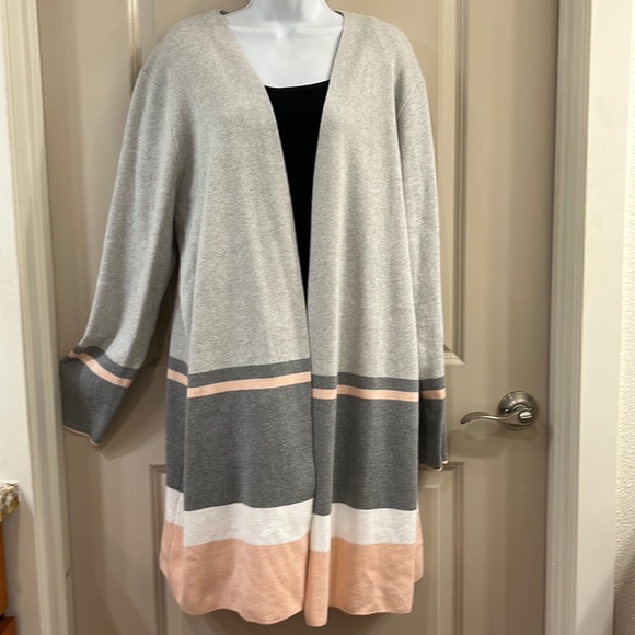 Apt 9 Open Front Long Cardigan - Picture 2 of 6